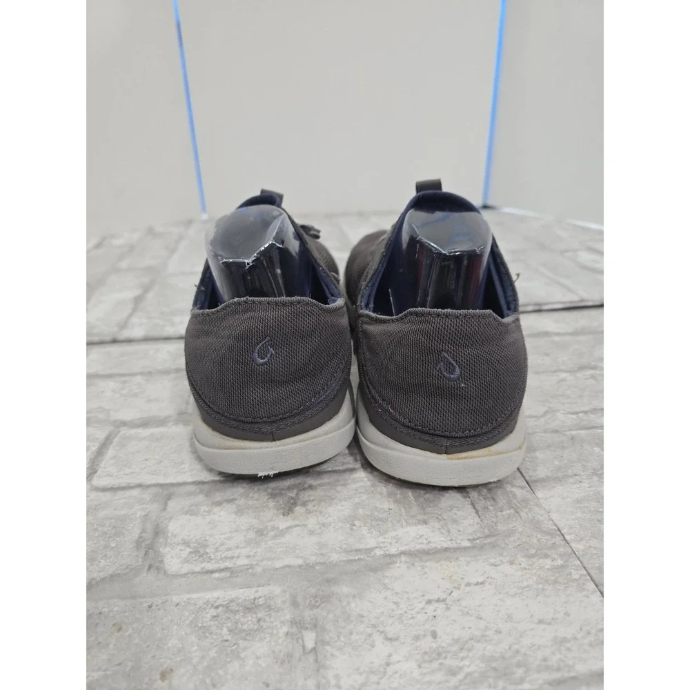 OluKai Moku Pae Shoes Mens Size 13 Blue Gray Mesh Lace Up Casual Comfort Sneaker